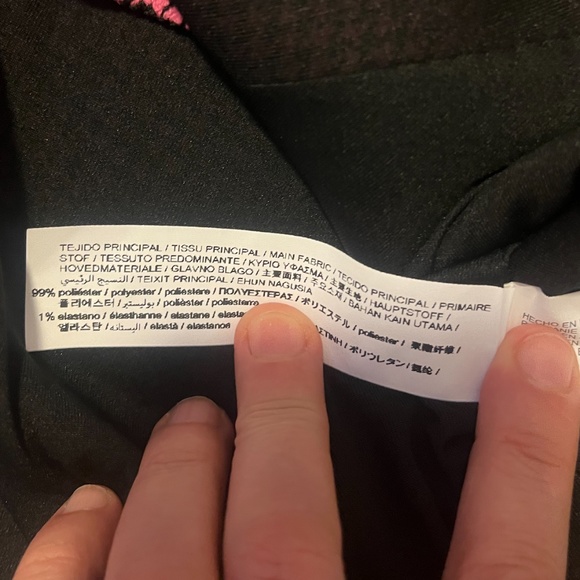 Zara pink and black houndstooth blazer dress NWT - Picture 8 of 10